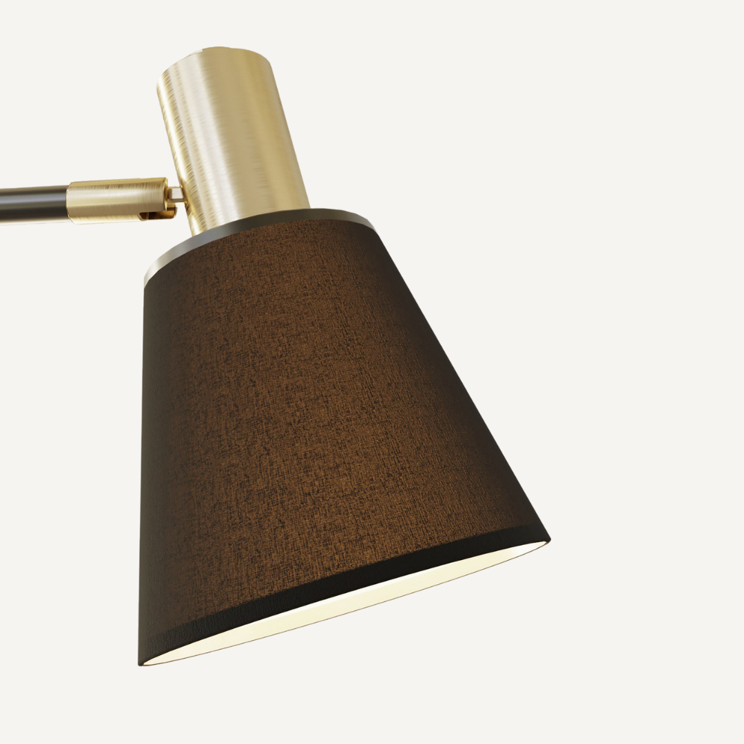 Black and Brass Wall lamp Victoria