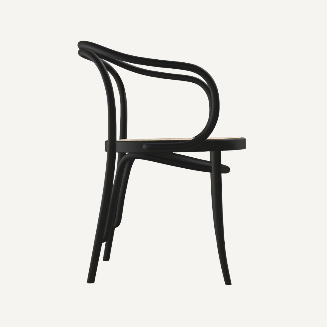 Ivy design cane armchair