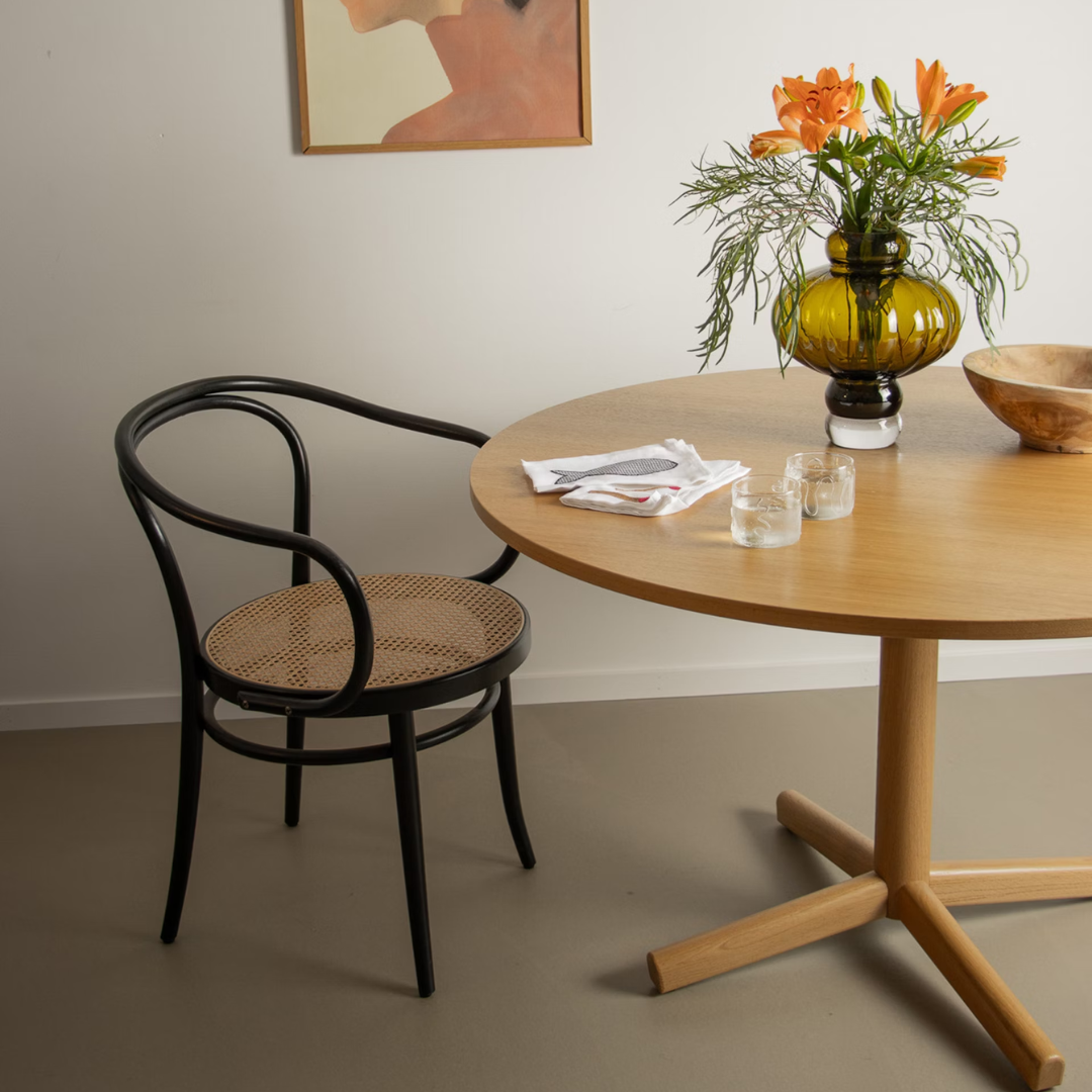 Ivy design cane armchair