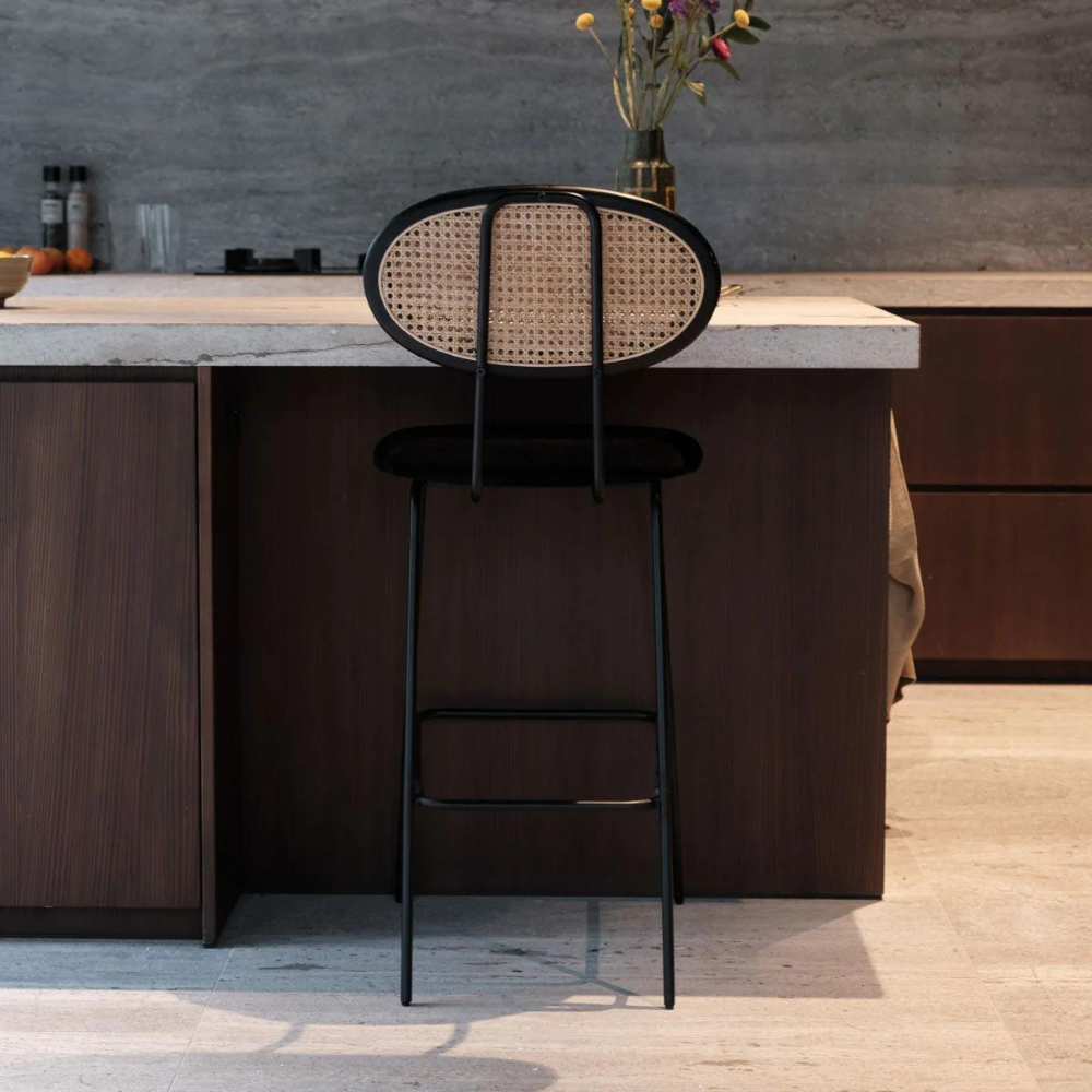 Margaret cane bar stool