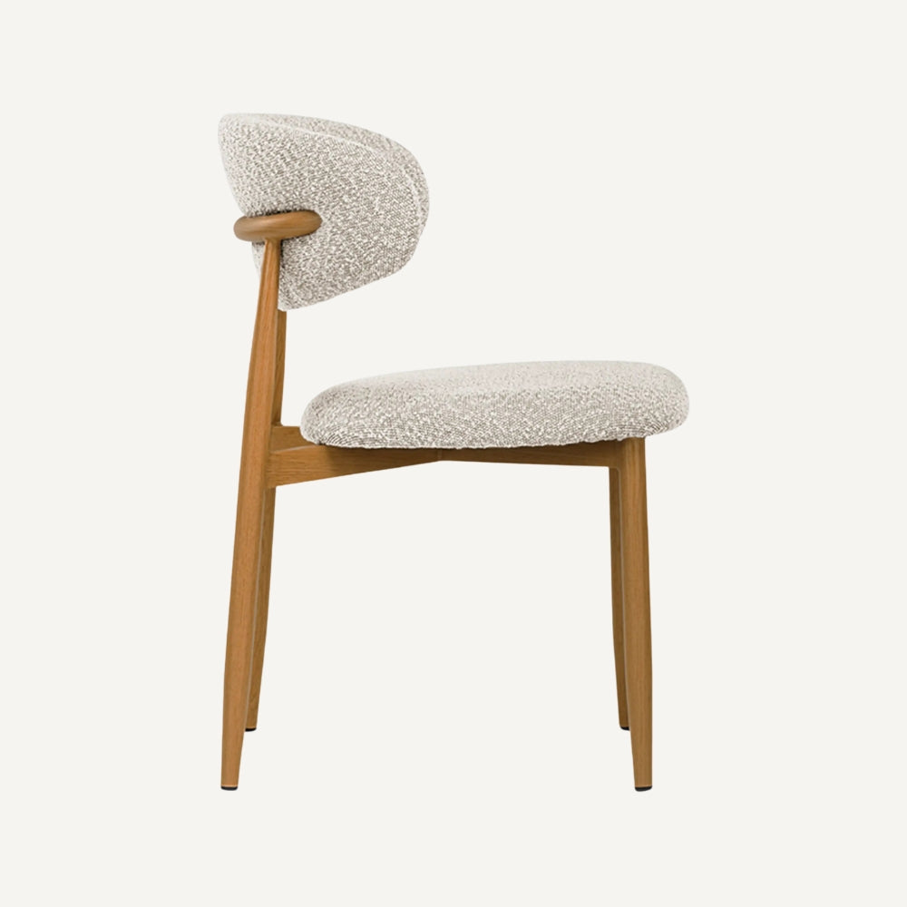 Altessi Dark Walnut Wooden Design Kitchen Chair