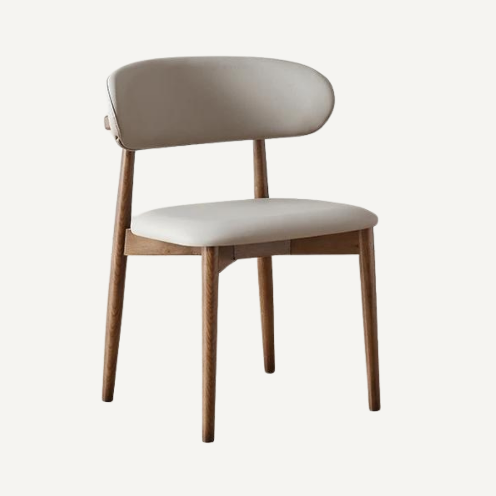 Altessi Dark Walnut Wooden Design Kitchen Chair