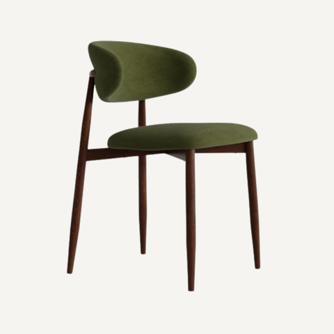 Altessi Dark Walnut Wooden Design Kitchen Chair