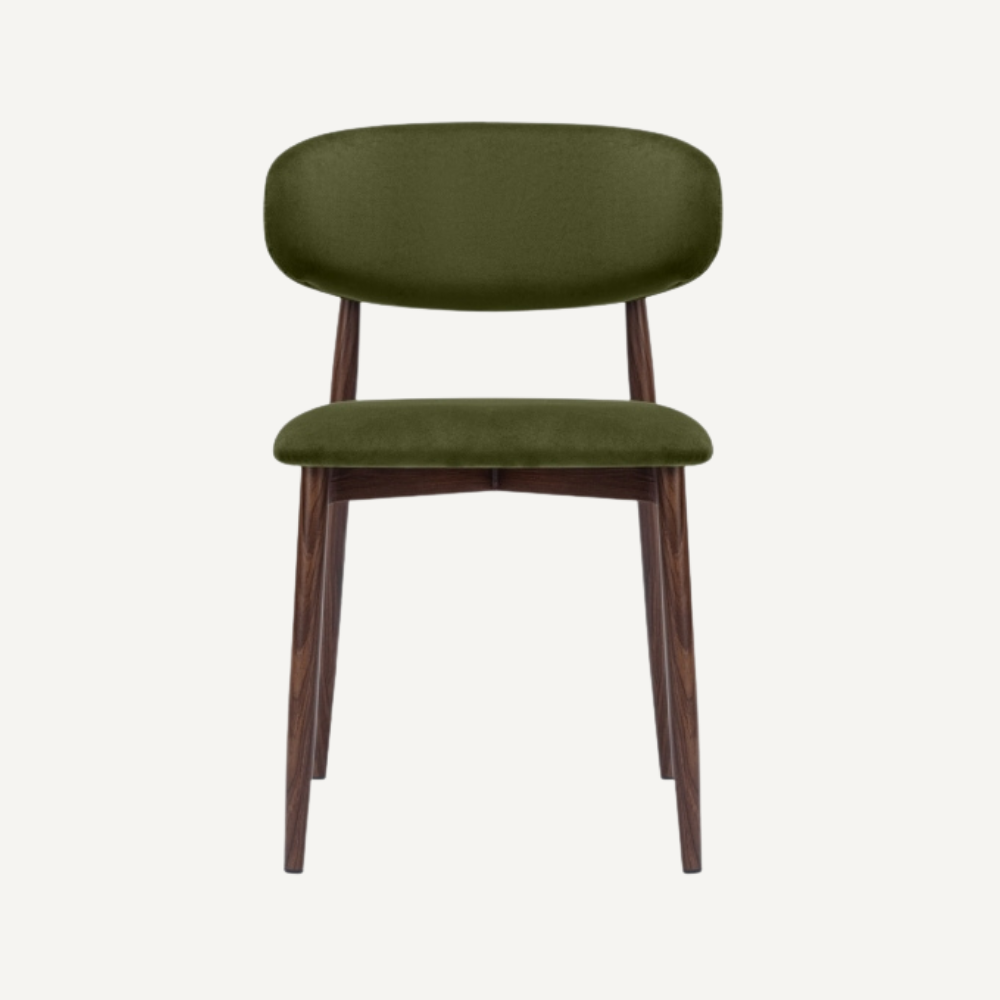 Altessi Dark Walnut Wooden Design Kitchen Chair