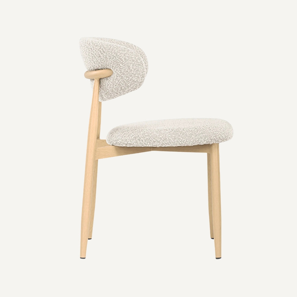 Altessi Dark Walnut Wooden Design Kitchen Chair