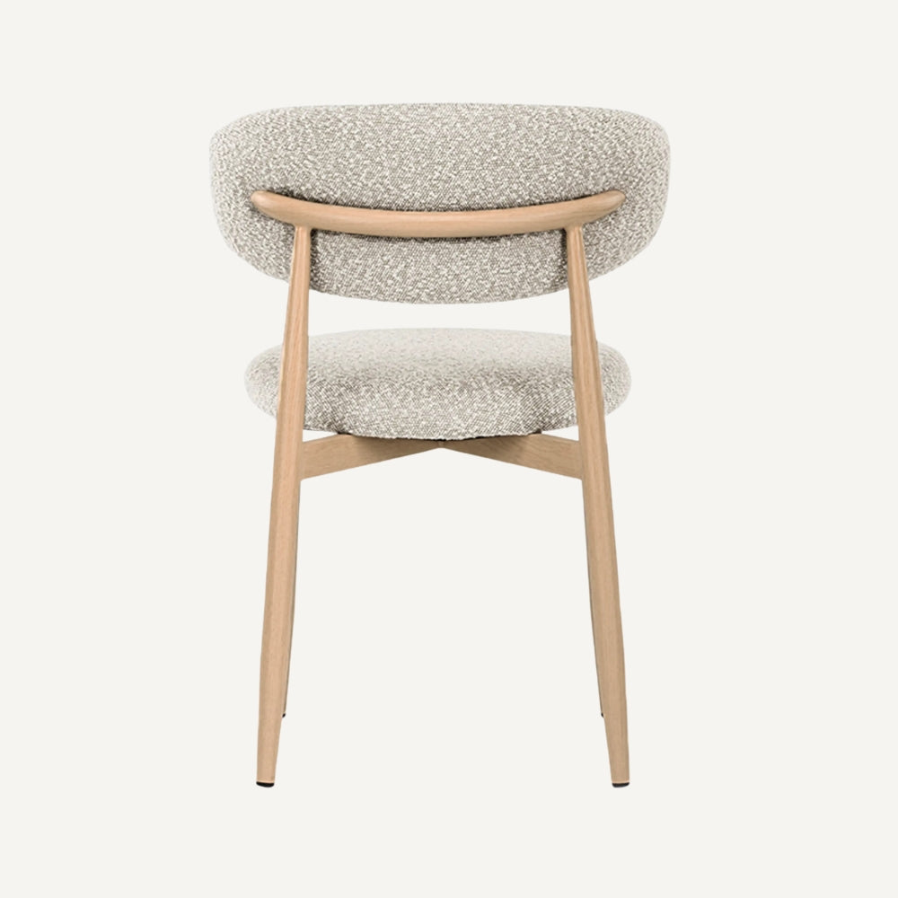 Altessi Dark Walnut Wooden Design Kitchen Chair