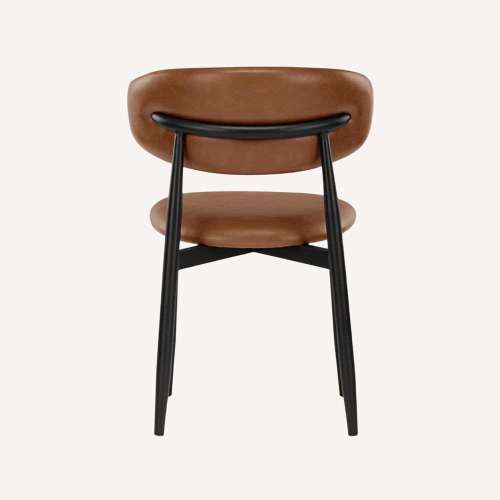 Altessi Dark Walnut Wooden Design Kitchen Chair