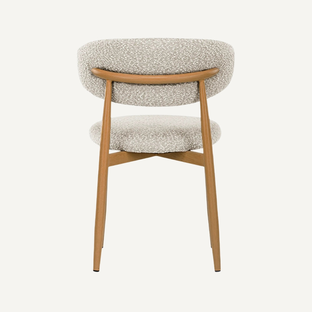 Altessi Light Walnut Wooden Design Kitchen Chair
