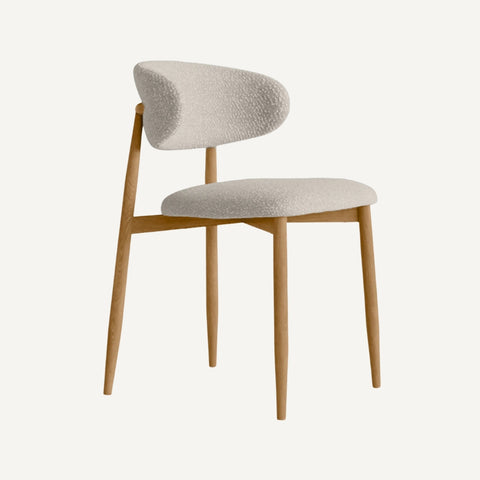 Altessi Light Walnut Wooden Design Kitchen Chair