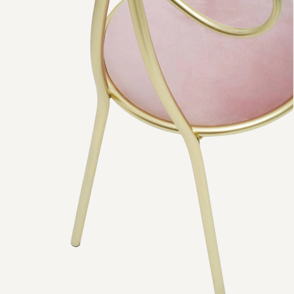 Golden makeup chair Fly