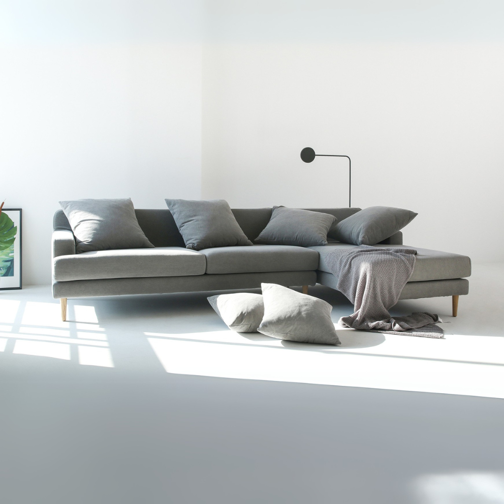 Corner Fabric Sofa Aiden