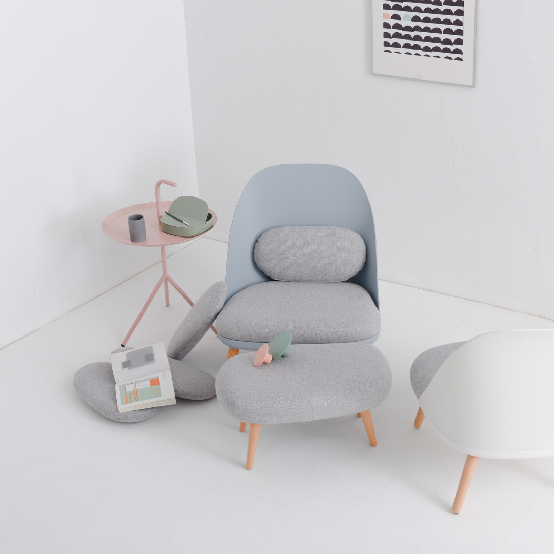 Fabric Footstool - Mhon