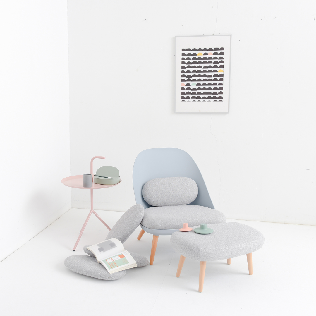 Fabric Footstool - Mhon