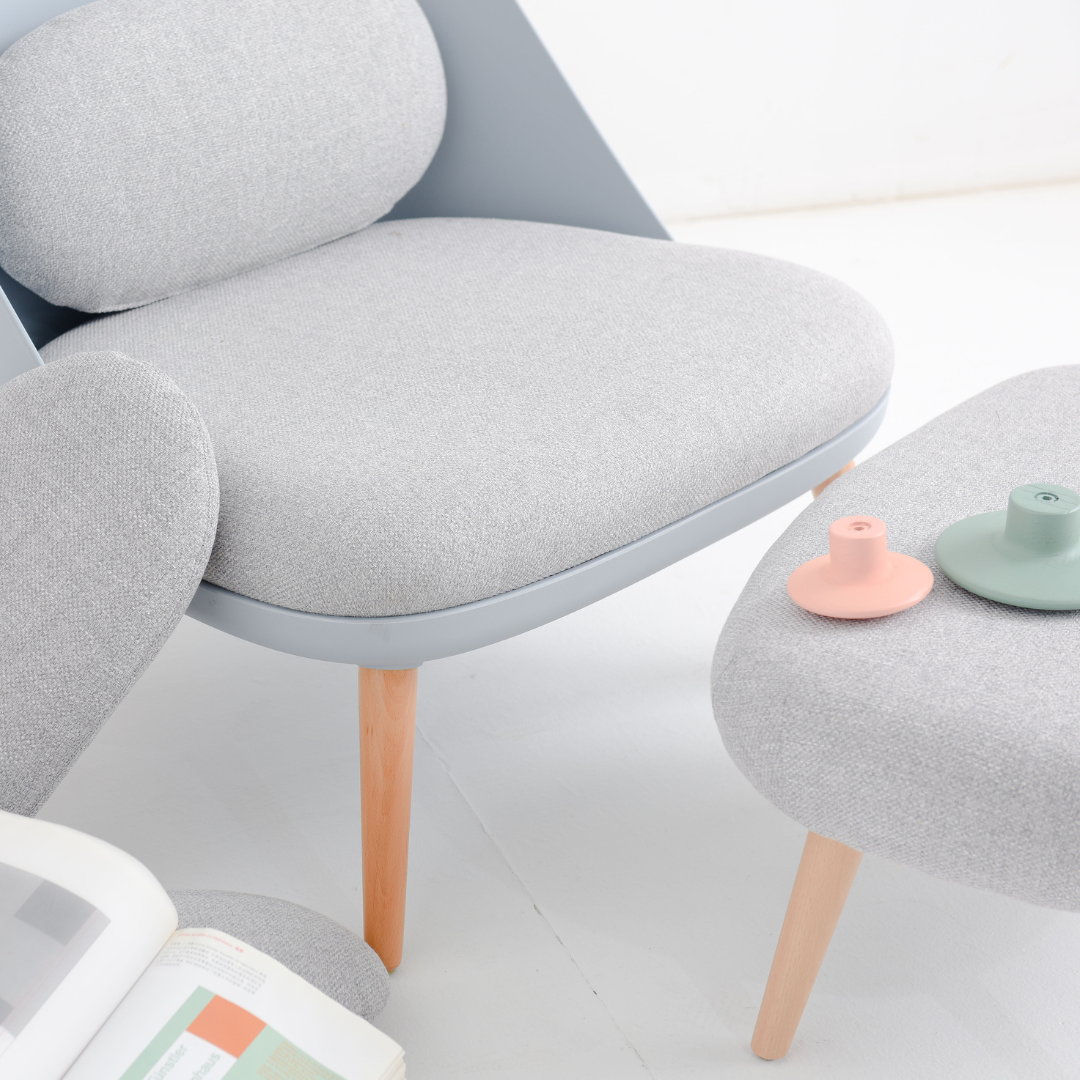 Fabric Footstool - Mhon