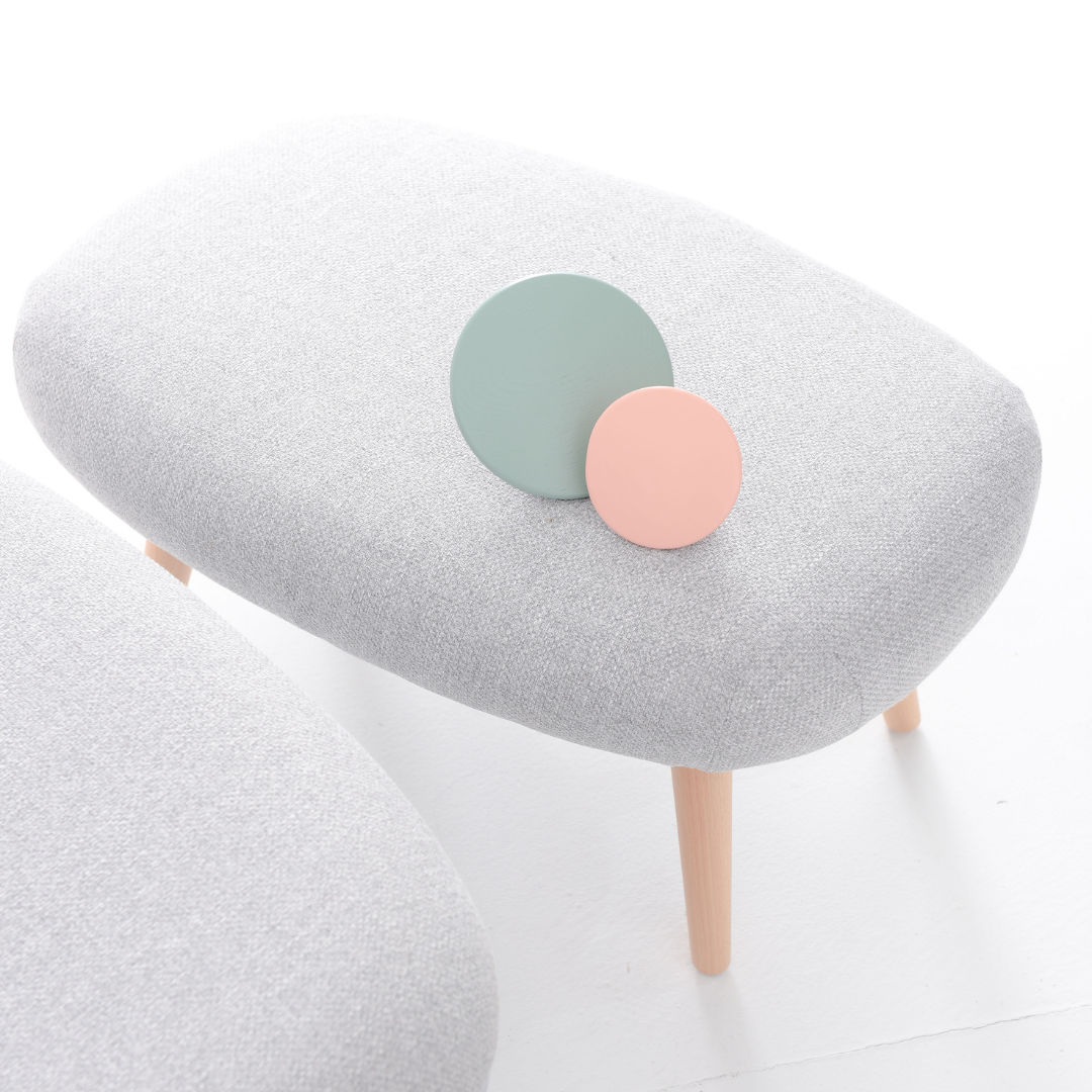 Fabric Footstool - Mhon