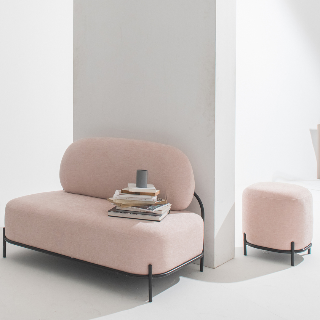 Fabric Footstool - Omba