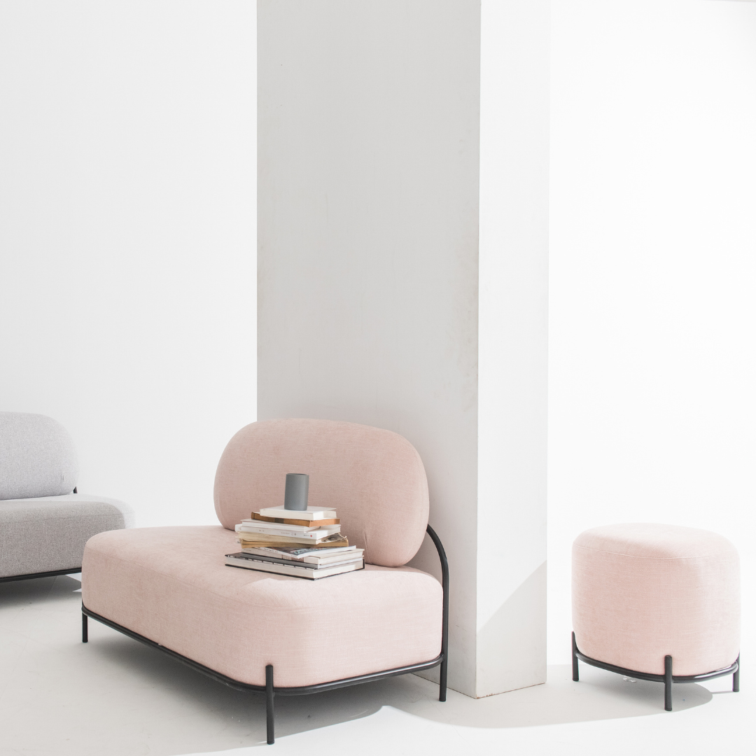 Fabric Footstool - Omba