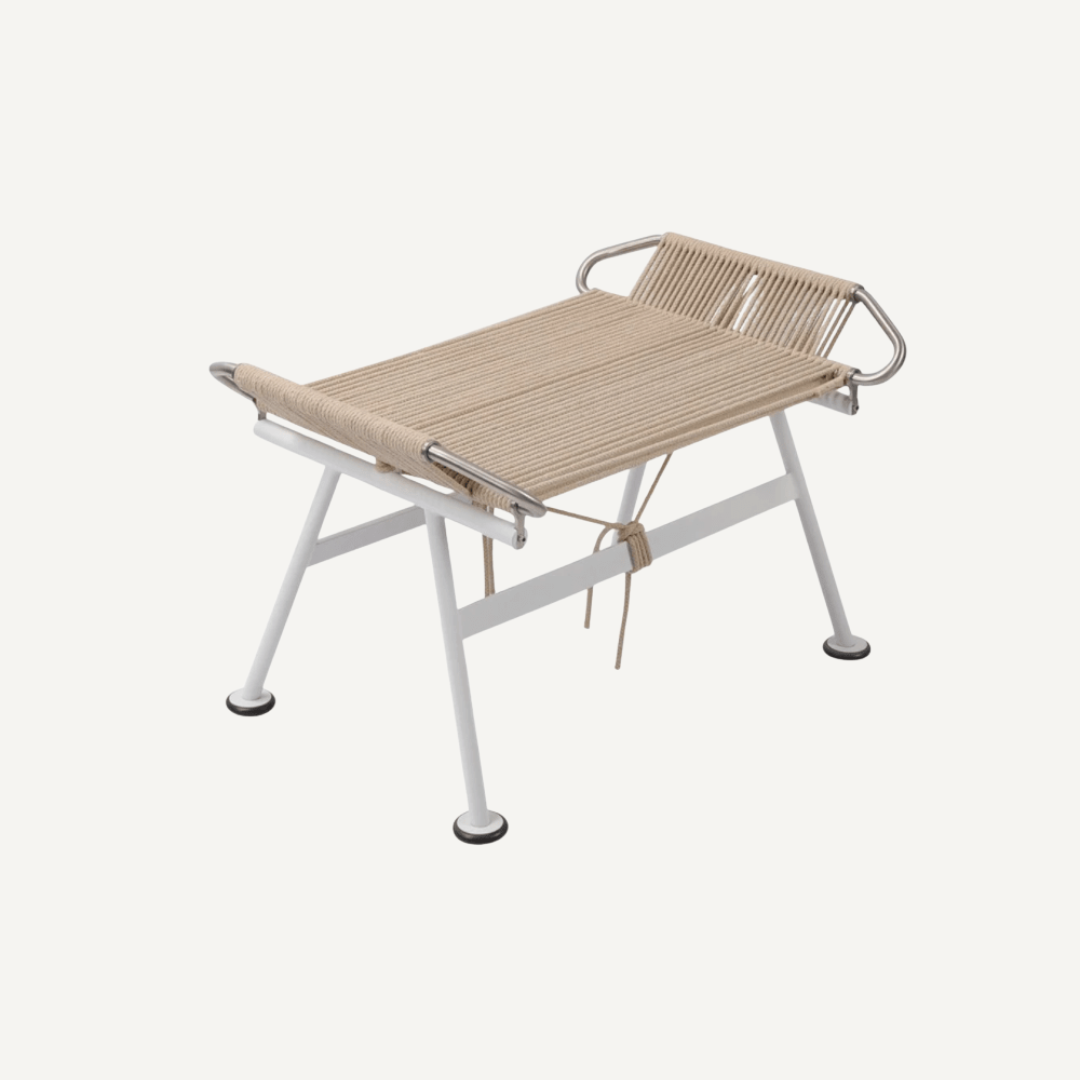 Flag Halyard footstool ottoman Hans Wegner