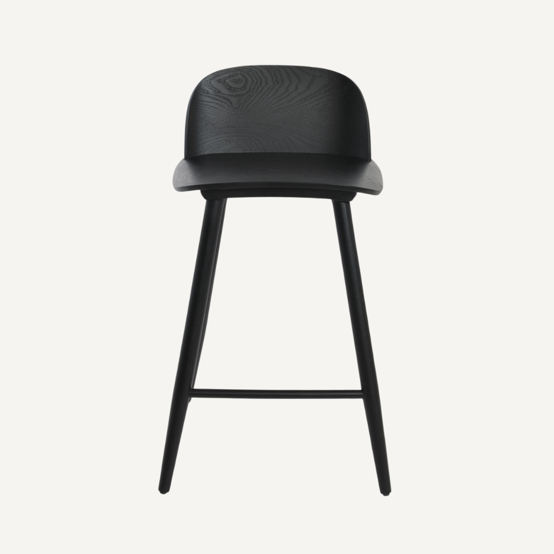 Glavo Wooden bar stool