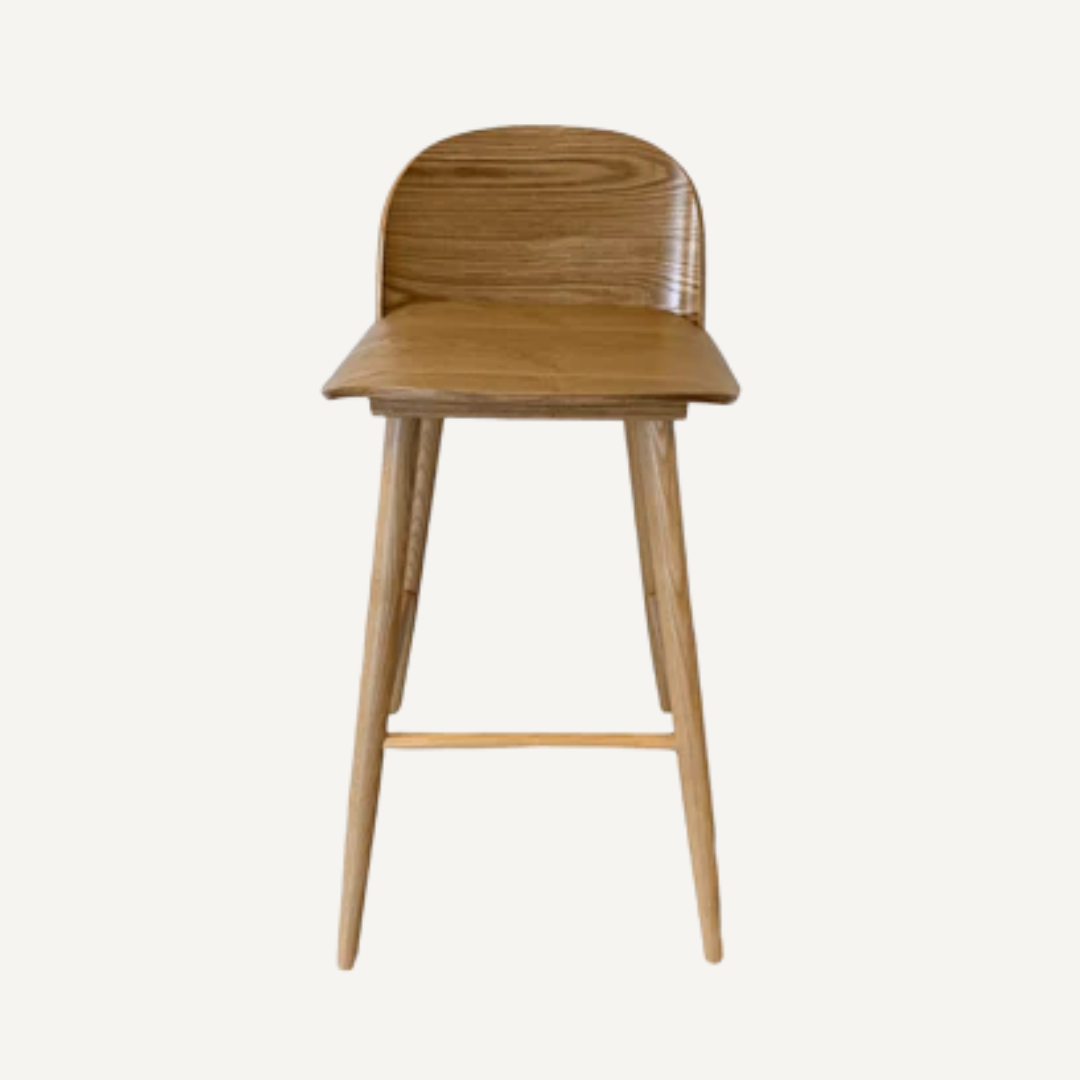 Glavo Wooden bar stool