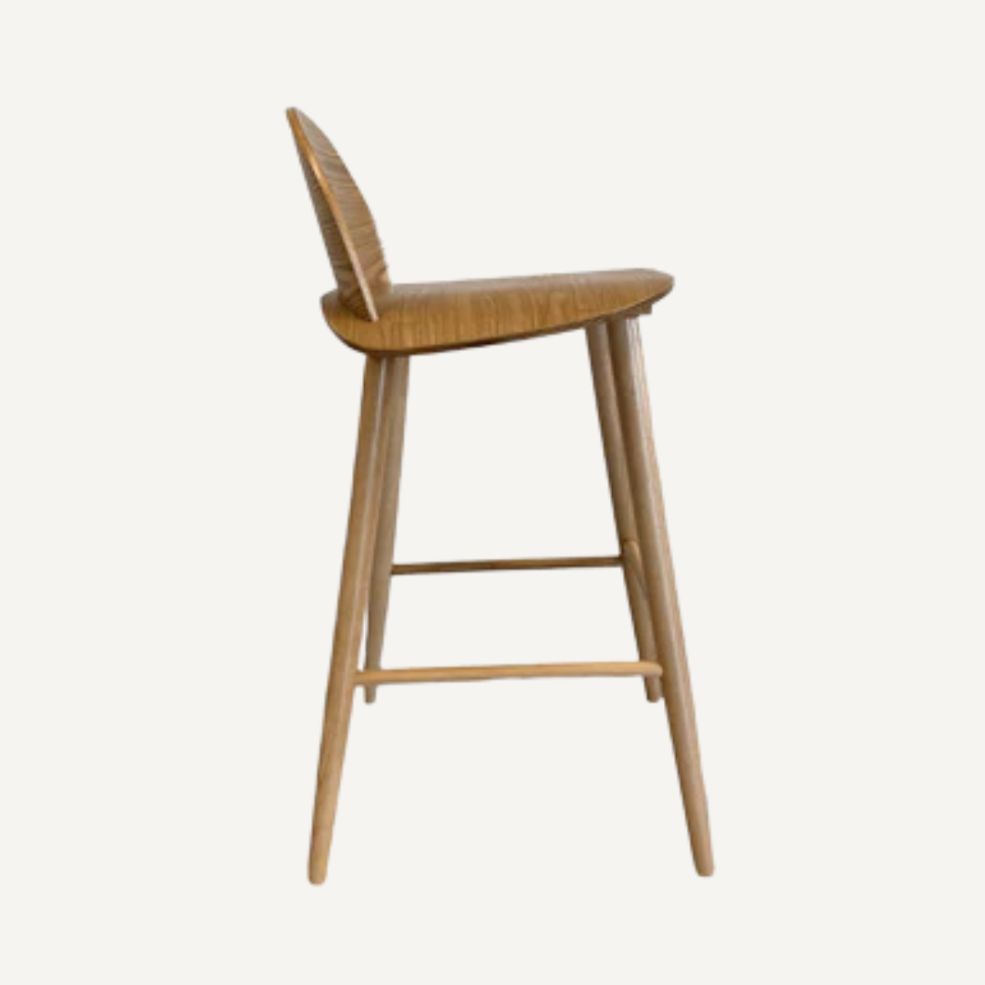 Glavo Wooden bar stool
