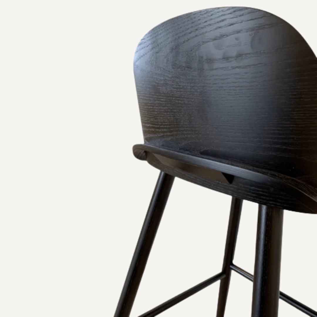 Glavo Wooden bar stool