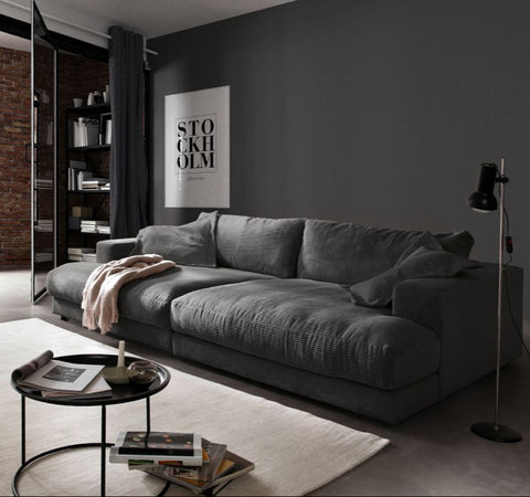 3 seaters Corduroy SOFA - RAMSES