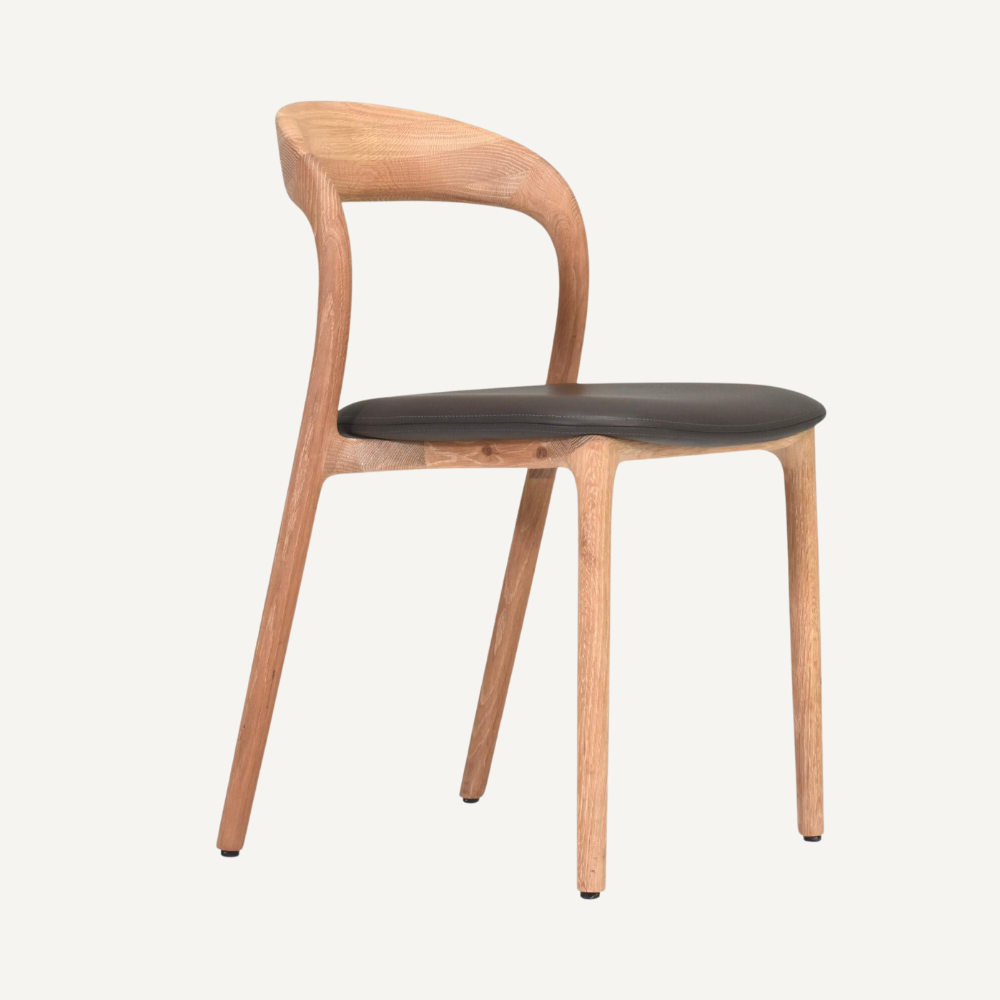 Wooden chair CURVIA