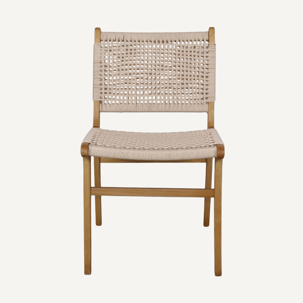 JAVA wood and rattan chair