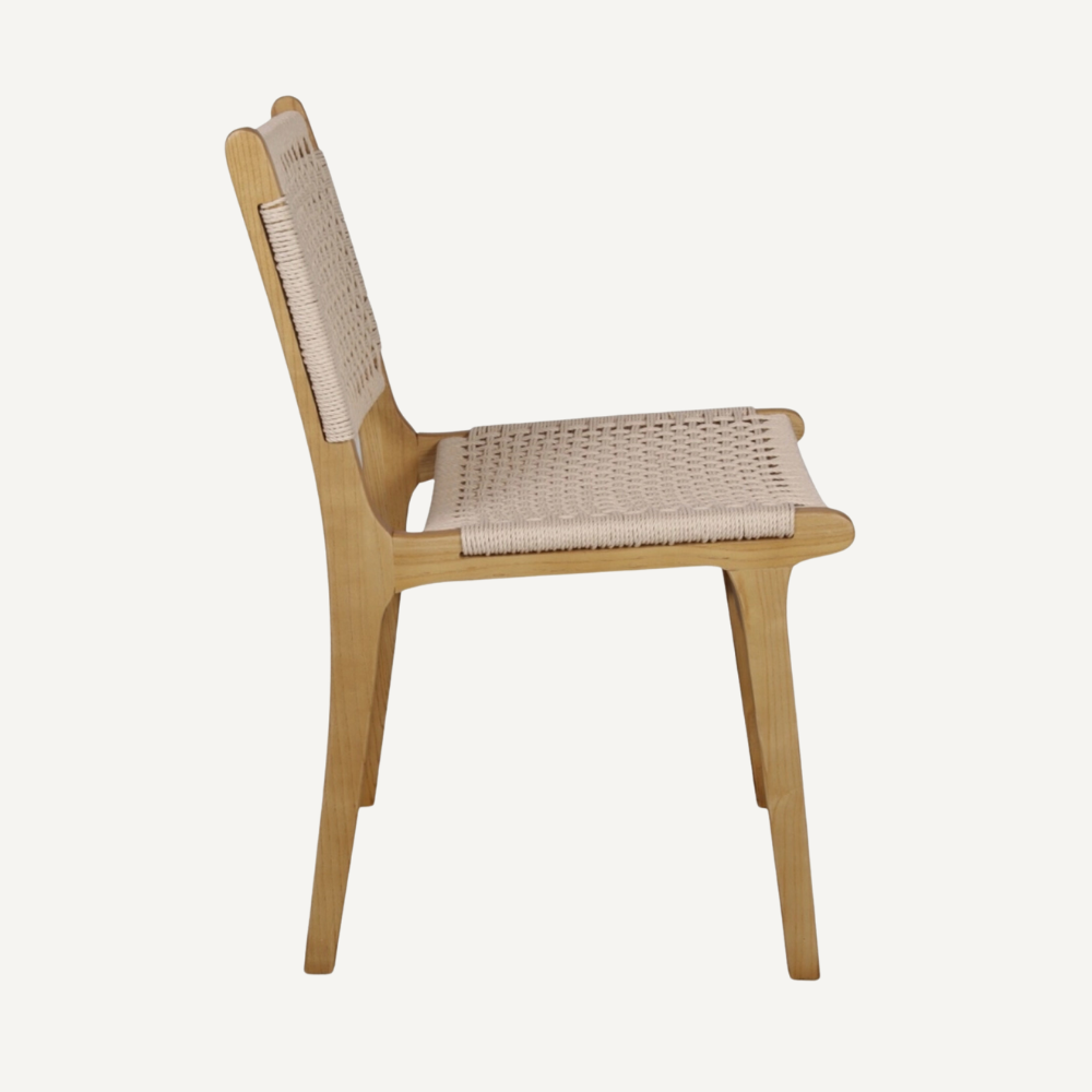 JAVA wood and rattan chair