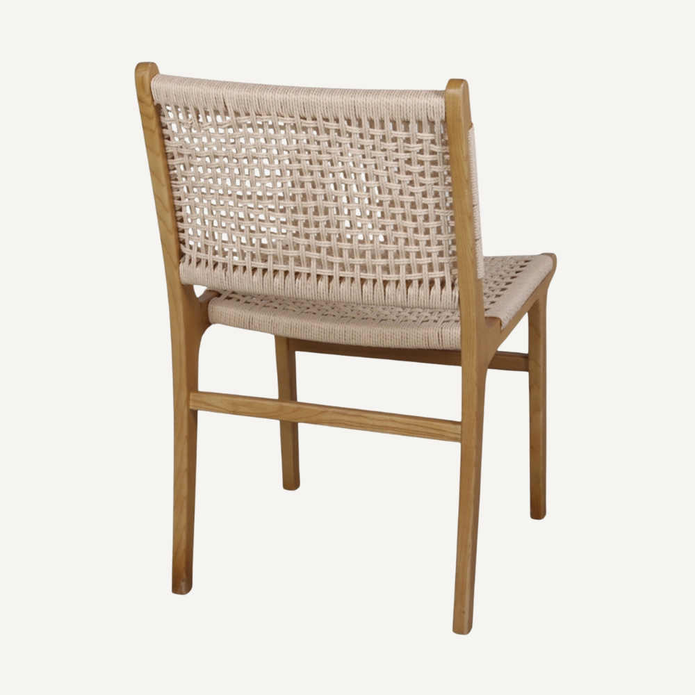 JAVA wood and rattan chair