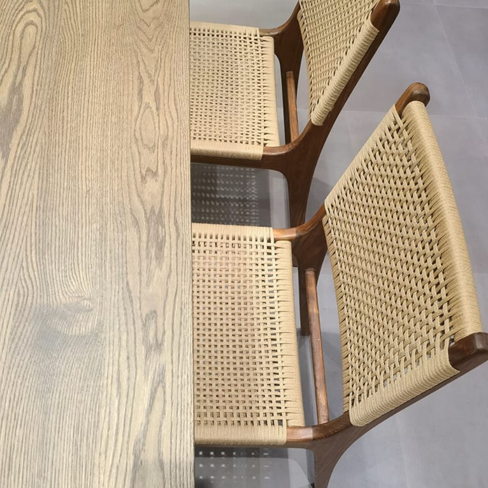 JAVA wood and rattan chair