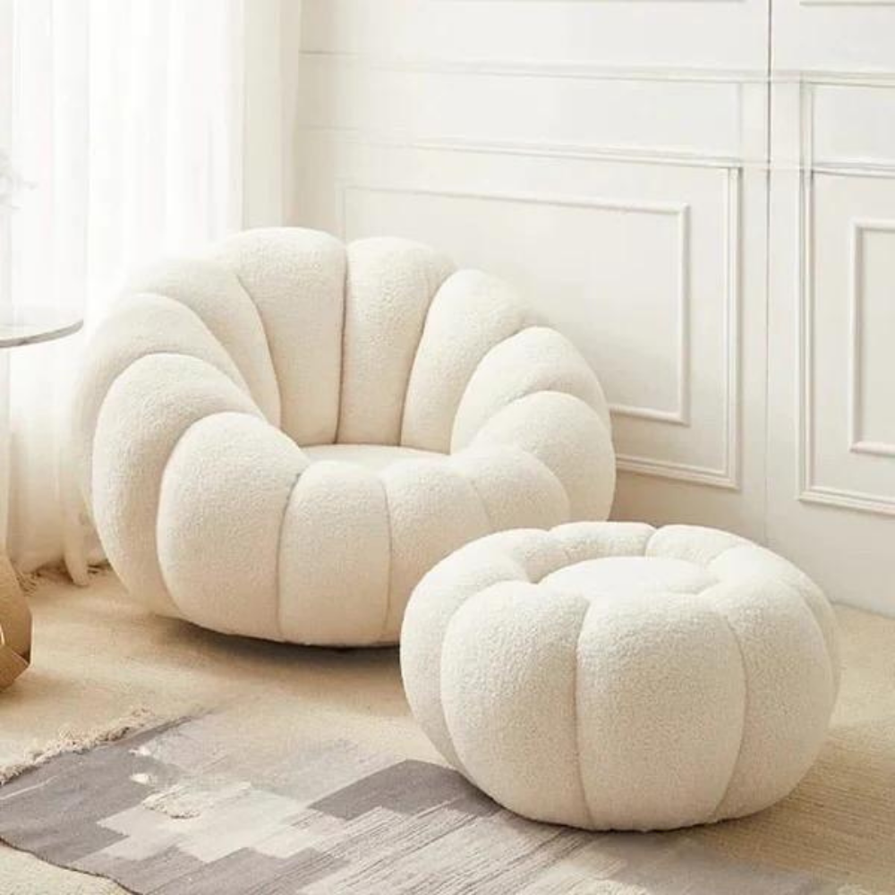 Round lounge chair ROTANIA