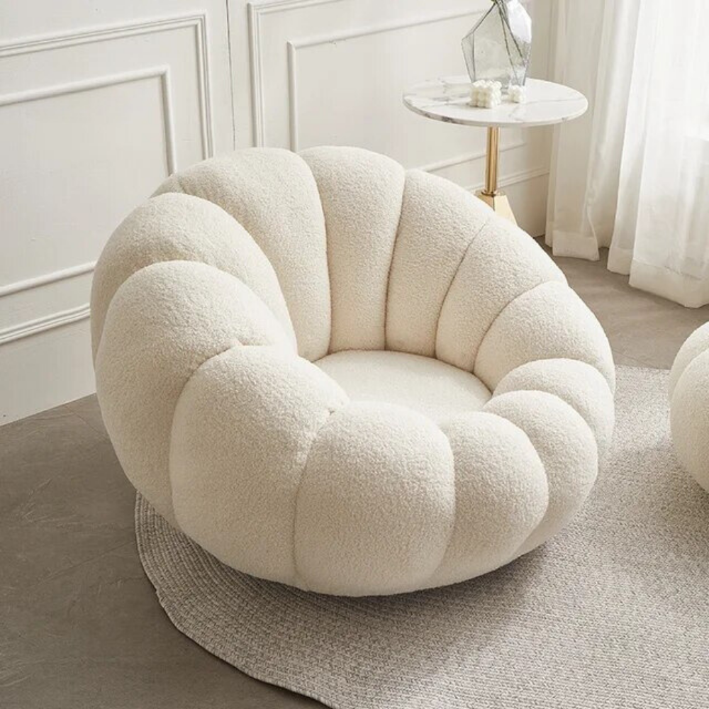 Round lounge chair ROTANIA