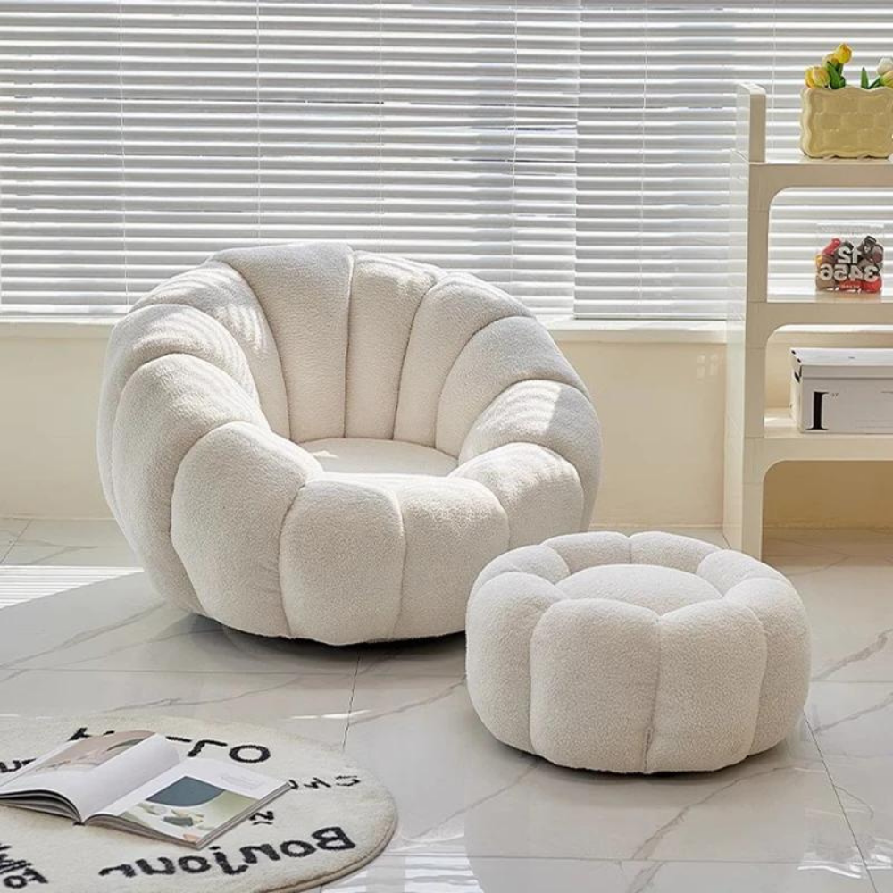 Round lounge chair ROTANIA