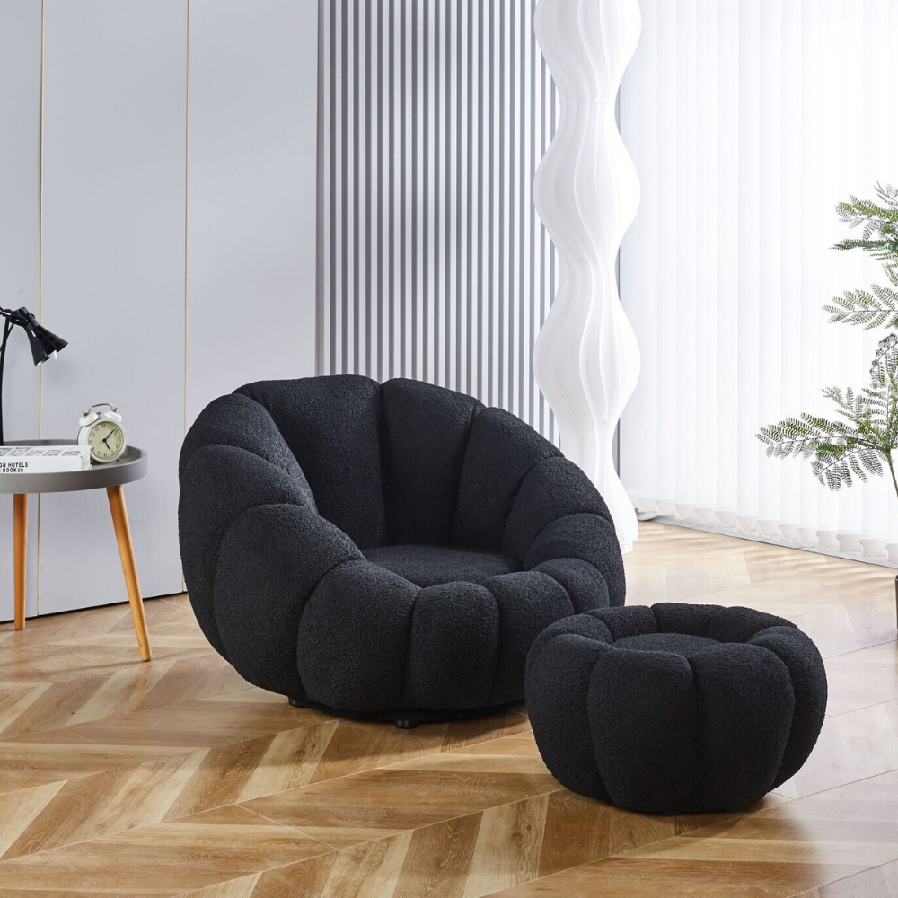 Round lounge chair ROTANIA