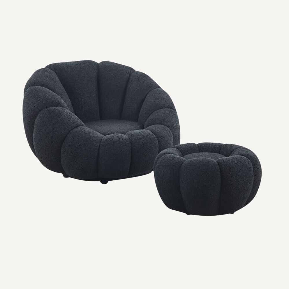Round lounge chair ROTANIA