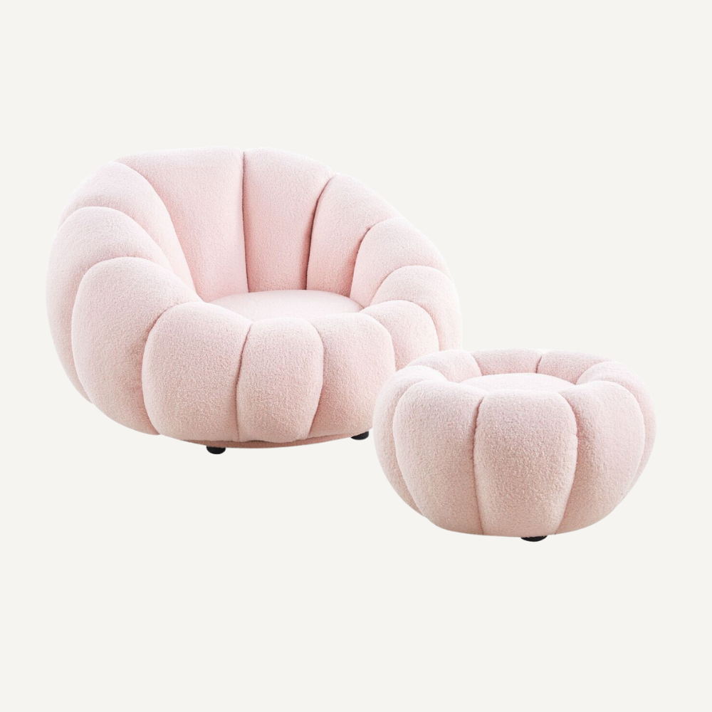 Round lounge chair ROTANIA