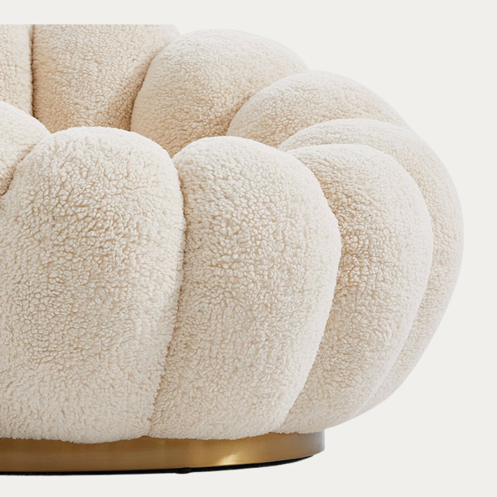 Round lounge chair ROTANIA