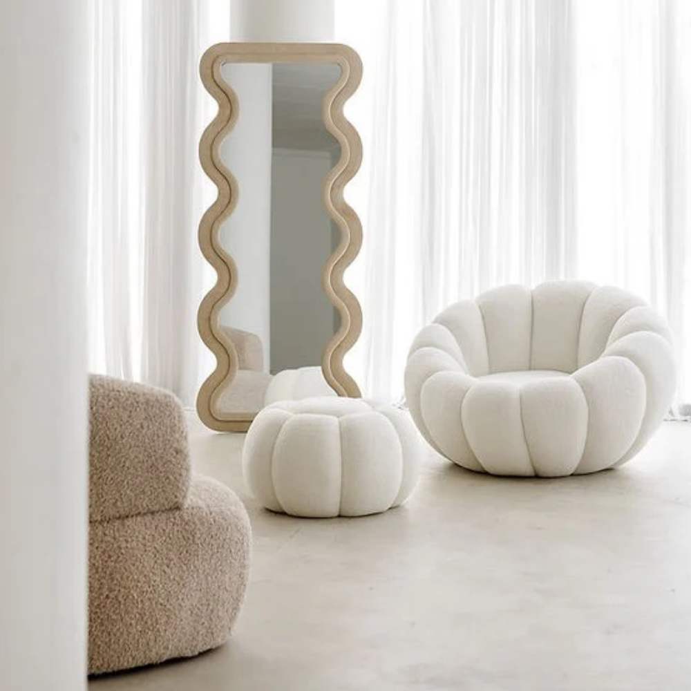 Round lounge chair ROTANIA