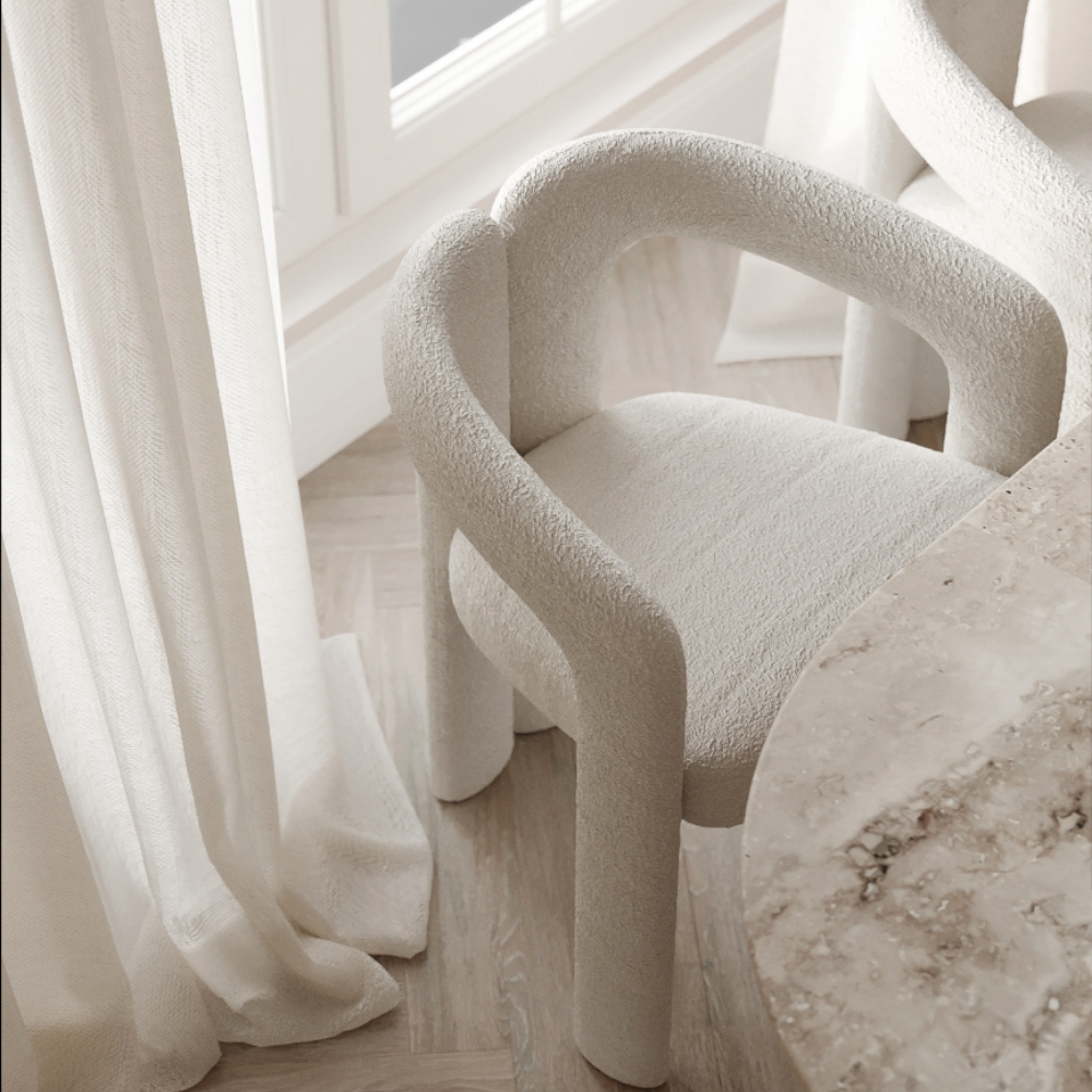 Three-legged chair TRIALIA