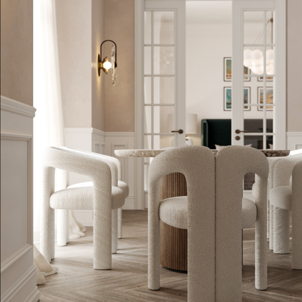 Three-legged chair TRIALIA