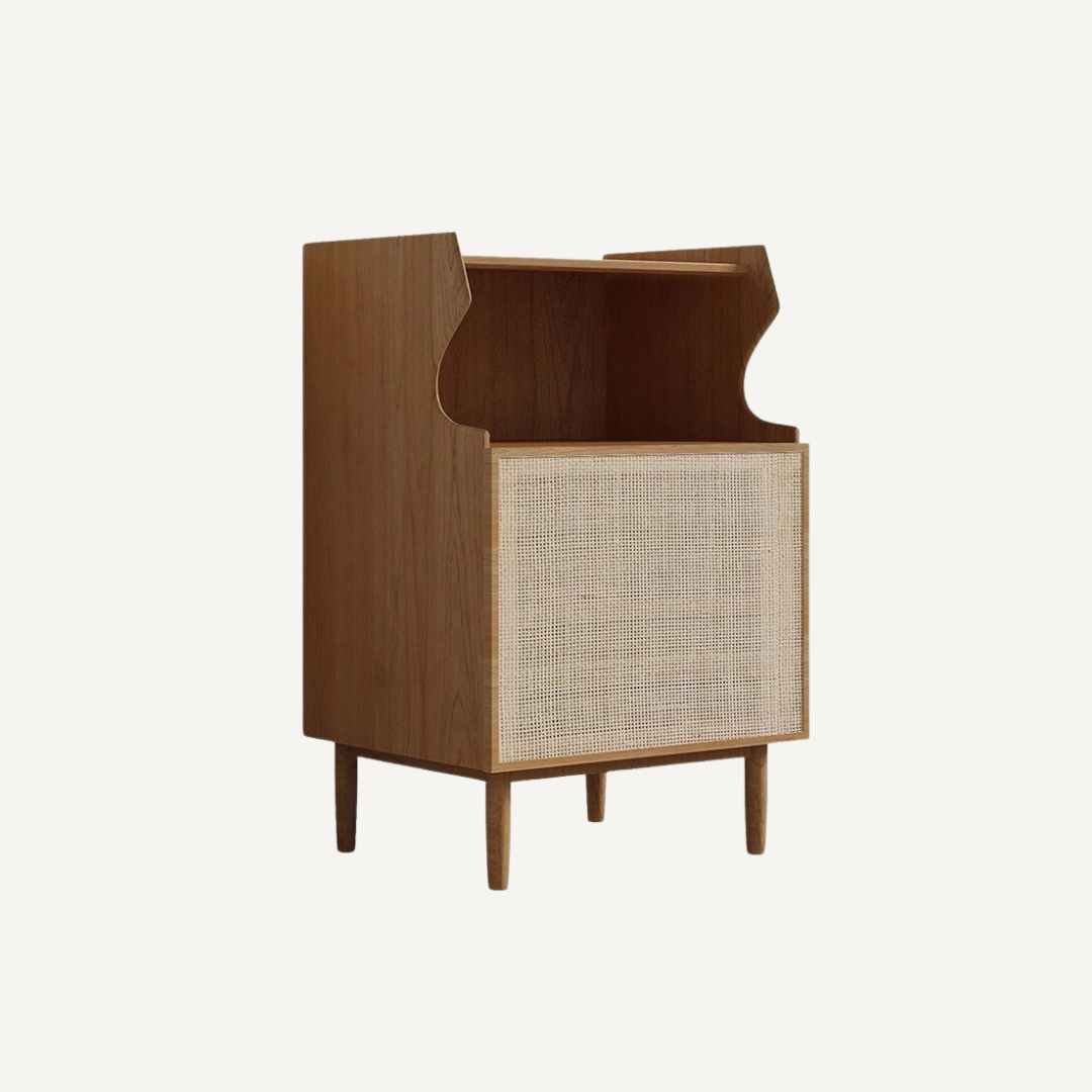 Harris cane bedside table