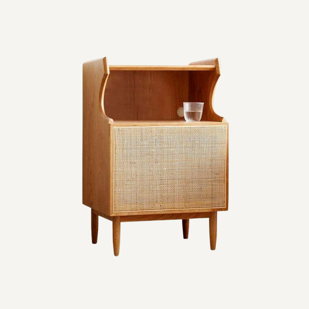 Harris cane bedside table
