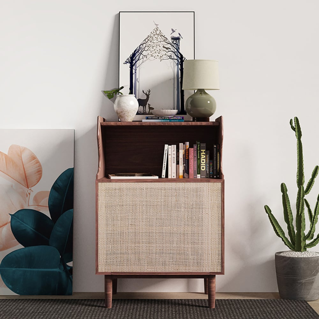 Harris cane bedside table