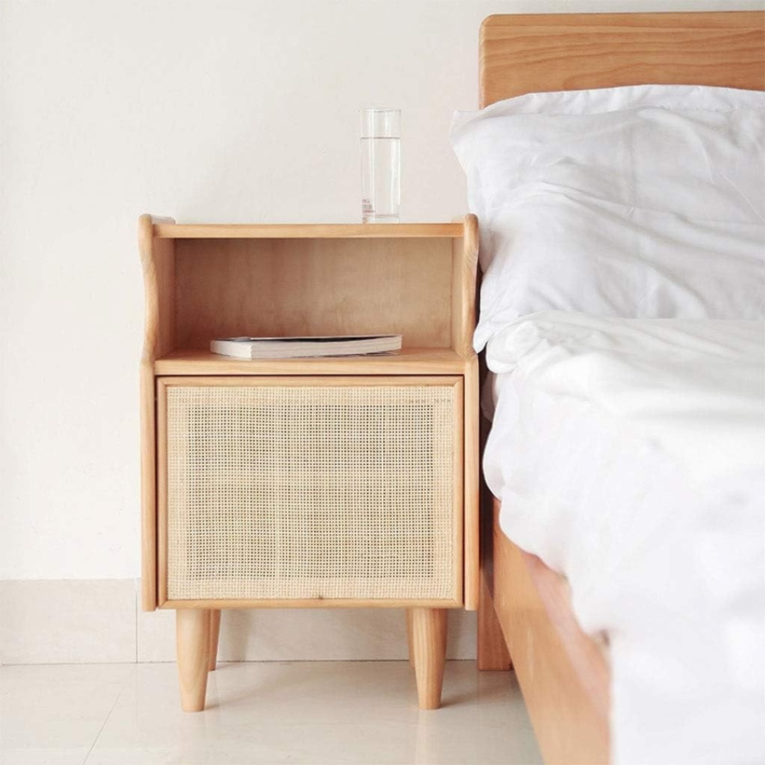 Harris cane bedside table