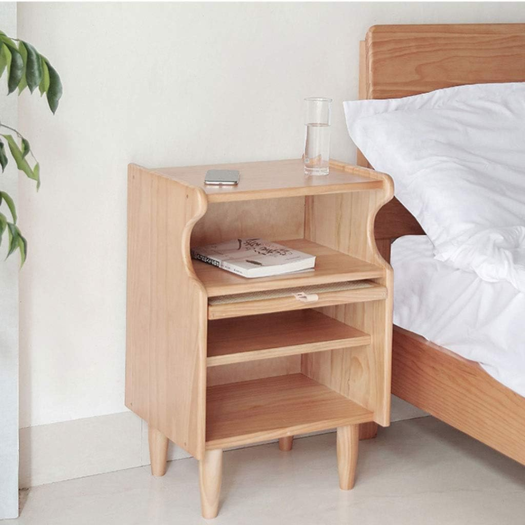 Harris cane bedside table