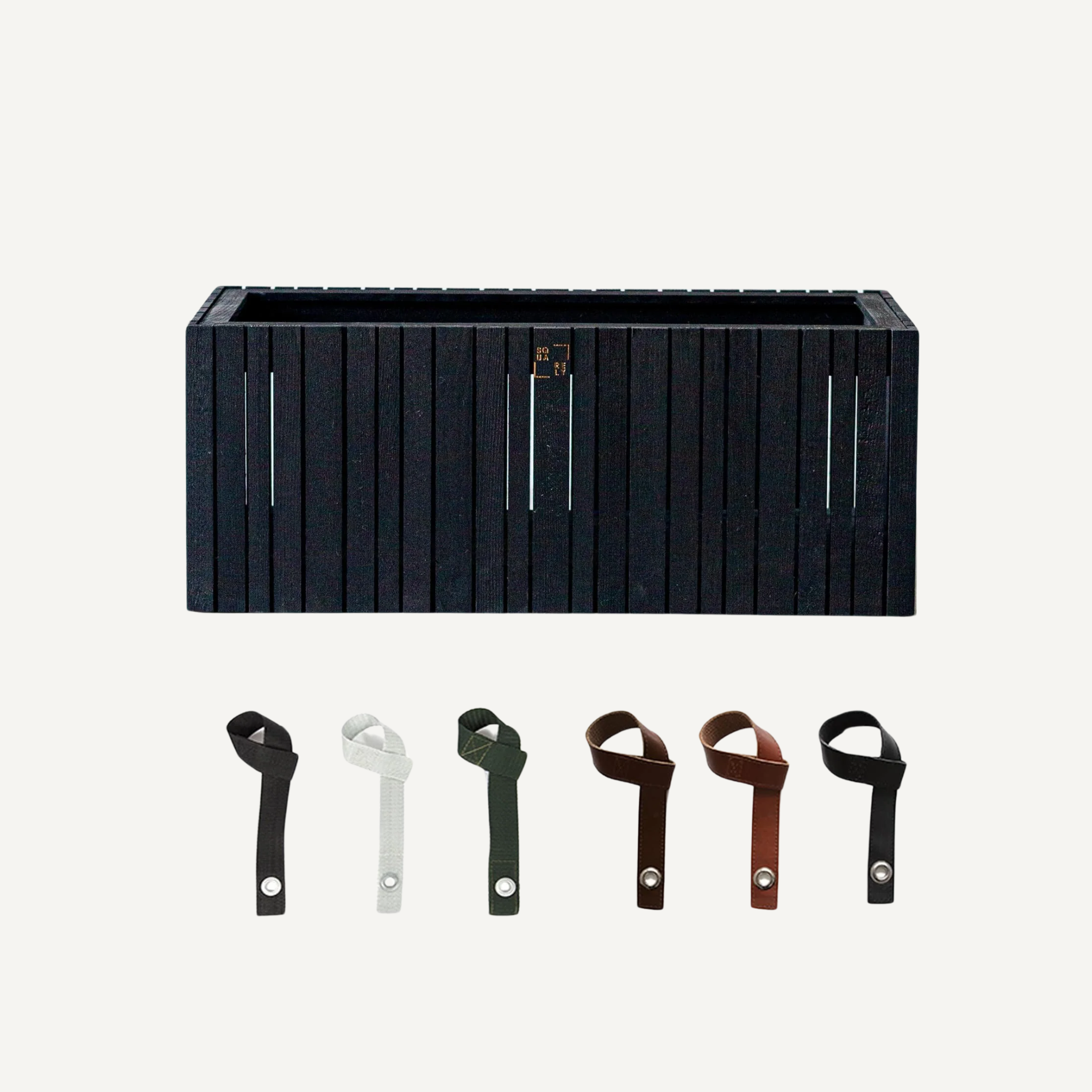 HoldOn leather planter strap Squarely