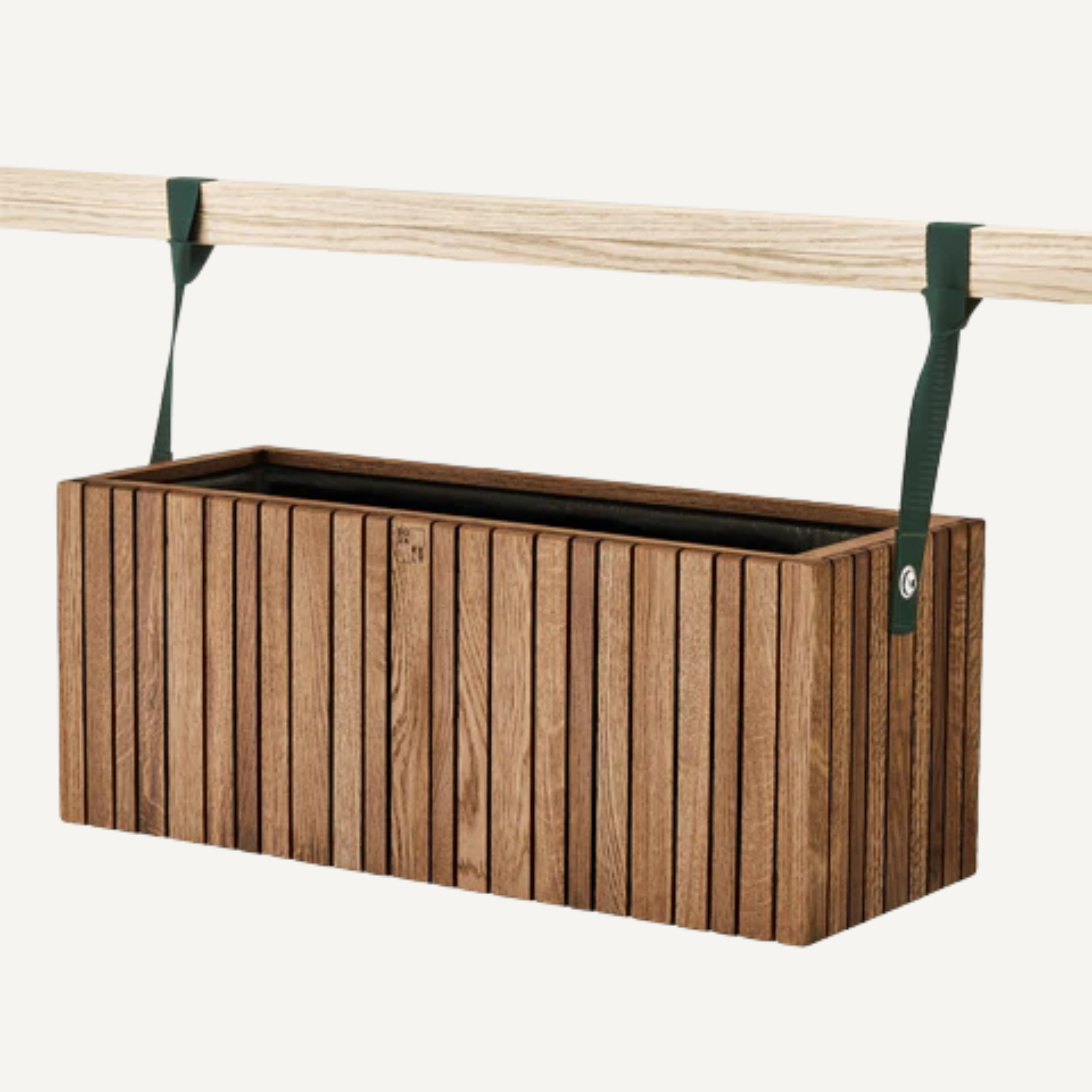 HoldOn leather planter strap Squarely