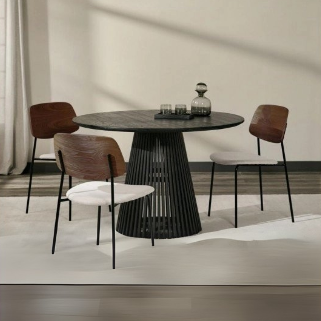 Iruna Round wooden Table